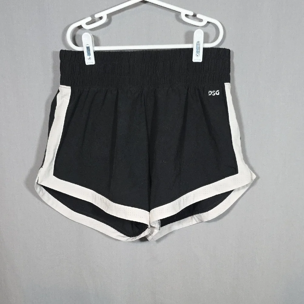 DSG Black Shorts with White Accents Girls Size S